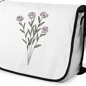 شنطة ماسنجر مدرسية مطبوعة رقمية بحزام اسود للبنات والاولاد من لو جاردين دو لين، شنطة ماسنجر للطلاب، شنط كتف مقاس 29 × 36 سم