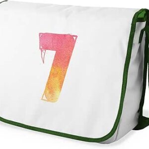 بونامايسون حقيبة مدرسية رسول مطبوعة رقميًا مع حزام كاكي للطلاب ، حقيبة كروس بودي ، حقيبة ساعي ، حقيبة كتف للمدرسة، العودة إلى المدرسة، الحجم: 29 × 36 سم، ألوان متعددة