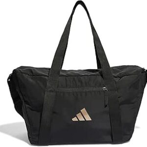 اديداس شنطة دفل رياضية للنساء, أسود/كوبمت/أسود، البوليستر