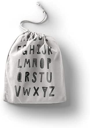 بوناميزون شنطة منتجات قطنية مطبوعة مع رباط، شنطة بقالة قابلة لاعادة الاستخدام، اكياس صديقة للبيئة وقابلة للتحلل البيولوجي، شنطة سفر، شنط تسوق، صديقة للبيئة، قابلة للطي، المقاس: 20×30 سم، قماش