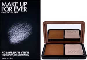 ميك اب فور ايفر بودرة اساس اتش دي سكين مات - 2N26 للنساء - 0.34 اونصة، كرانبيري، كل الأنواع