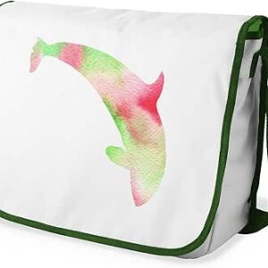 شنطة ماسنجر مدرسية مطبوعة رقميا مع احزمة كاكي للبنات والاولاد من لو جاردين دو لين، شنطة ماسنجر للطلاب، شنط كتف مقاس 29 × 36 سم