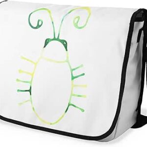 شنطة ماسنجر مدرسية مطبوعة رقمية بحزام اسود للبنات والاولاد من لو جاردين دو لين، شنطة ماسنجر للطلاب، شنط كتف مقاس 29 × 36 سم