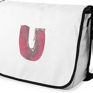 بوناميزون شنطة ماسنجر مدرسية مطبوعة رقميا مع حزام اسود للطلاب، شنطة كروس وشنطة ساعي، شنطة كتف للمدرسة، العودة الى المدرسة، المقاس: 29 × 36 سم