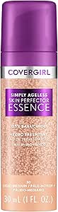 كريم اساس سيمبلي ايجليس سكين بيرفيكتور ايسنس من كوفرجيرل 30 فاتح متوسط مكياج ملون للعناية بالبشرة لون شفاف لمسة نهائية مشرقة تشبه البشرة تركيبة نباتية 1 اونصة