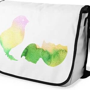 بوناميزون شنطة ماسنجر مدرسية مطبوعة رقميا مع حزام اسود للطلاب، شنطة كروس وشنطة ساعي، شنطة كتف للمدرسة، العودة الى المدرسة، المقاس: 29 × 36 سم