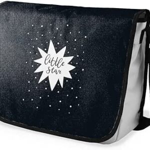 بوناميزون شنطة ماسنجر مدرسية مطبوعة رقميا للطلاب، شنطة كروس بودي وشنطة ساعي، شنطة كتف للمدرسة، العودة الى المدرسة، المقاس: 29 × 36 سم، ألوان متعددة