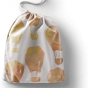 بوناميزون شنطة منتجات قطنية مطبوعة مع رباط، شنطة بقالة قابلة لاعادة الاستخدام، اكياس صديقة للبيئة وقابلة للتحلل البيولوجي، شنطة سفر، شنط تسوق، صديقة للبيئة، قابلة للطي، المقاس: 12×15 سم