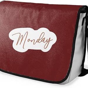 بوناميزون شنطة ماسنجر مدرسية مطبوعة رقميا للطلاب، شنطة كروس بودي وشنطة ساعي، شنطة كتف للمدرسة، العودة الى المدرسة، المقاس: 29 × 36 سم