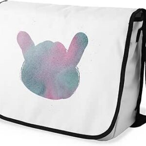 بوناميزون شنطة ماسنجر مدرسية مطبوعة رقميا مع حزام اسود للطلاب، شنطة كروس وشنطة ساعي، شنطة كتف للمدرسة، العودة الى المدرسة، المقاس: 29 × 36 سم