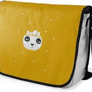 بوناميزون شنطة ماسنجر مدرسية مطبوعة رقميا للطلاب، شنطة كروس بودي وشنطة ساعي، شنطة كتف للمدرسة، العودة الى المدرسة، المقاس: 29 × 36 سم، ألوان متعددة