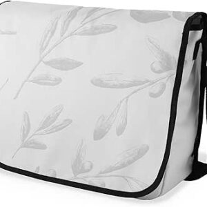 بوناميزون شنطة ماسنجر مدرسية مطبوعة رقميا مع حزام اسود للطلاب، شنطة كروس وشنطة ساعي، شنطة كتف للمدرسة، العودة الى المدرسة، المقاس: 29 × 36 سم