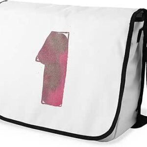 بوناميزون شنطة ماسنجر مدرسية مطبوعة رقميا مع حزام اسود للطلاب، شنطة كروس وشنطة ساعي، شنطة كتف للمدرسة، العودة الى المدرسة، المقاس: 29 × 36 سم