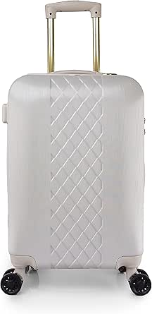 حقيبة امتعة بعجلات من تراك مقاس 20 انش 2041 - 20 (قطعة واحدة) (بيج)، أكريلونيتريل بوتادين ستايرين (ABS)