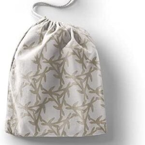 بوناميزون شنطة منتجات قطنية مطبوعة مع رباط، شنطة بقالة قابلة لاعادة الاستخدام، اكياس صديقة للبيئة وقابلة للتحلل البيولوجي، شنطة سفر، شنط تسوق، صديقة للبيئة، قابلة للطي، المقاس: 12×15 سم، قماش
