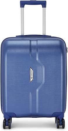 حقيبة سفر صلبة من كارلتون اوسلو ذات 8 عجلات من كارلتون، حجم المقصورة، لون كوبالت, كوبالت, Cabin، بلاستيك