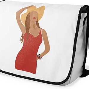 شنطة ماسنجر مدرسية مطبوعة رقمية بحزام اسود للبنات والاولاد من لو جاردين دو لين، شنطة ماسنجر للطلاب، شنط كتف مقاس 29 × 36 سم