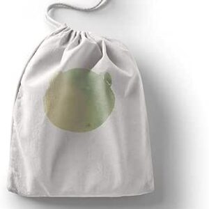 بوناميزون شنطة منتجات قطنية مطبوعة مع رباط، شنطة بقالة قابلة لاعادة الاستخدام، اكياس صديقة للبيئة وقابلة للتحلل البيولوجي، شنطة سفر، شنط تسوق، صديقة للبيئة، قابلة للطي، المقاس: 20×30 سم