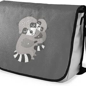 بوناميزون شنطة ماسنجر مدرسية مطبوعة رقميا للطلاب، شنطة كروس بودي وشنطة ساعي، شنطة كتف للمدرسة، العودة الى المدرسة، المقاس: 29 × 36 سم، ألوان متعددة