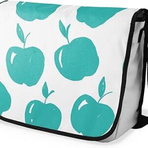 شنطة ماسنجر مدرسية مطبوعة رقمية بحزام اسود للبنات والاولاد من لو جاردين دو لين، شنطة ماسنجر للطلاب، شنط كتف مقاس 29 × 36 سم