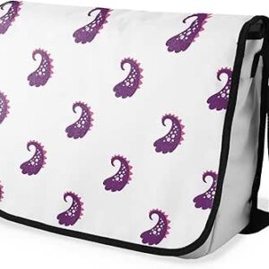 شنطة ماسنجر مدرسية مطبوعة رقمية بحزام اسود للبنات والاولاد من لو جاردين دو لين، شنطة ماسنجر للطلاب، شنط كتف مقاس 29 × 36 سم