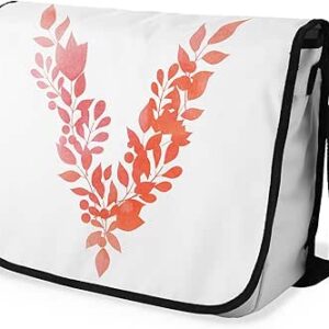 بوناميزون شنطة ماسنجر مدرسية مطبوعة رقميا مع حزام اسود للطلاب، شنطة كروس وشنطة ساعي، شنطة كتف للمدرسة، العودة الى المدرسة، المقاس: 29 × 36 سم