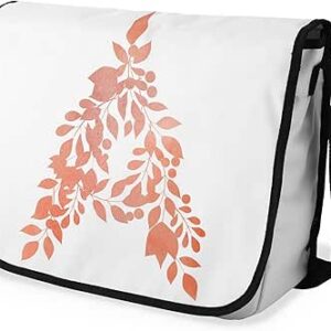 بوناميزون شنطة ماسنجر مدرسية مطبوعة رقميا مع حزام اسود للطلاب، شنطة كروس وشنطة ساعي، شنطة كتف للمدرسة، العودة الى المدرسة، المقاس: 29 × 36 سم