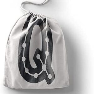 بوناميزون شنطة منتجات قطنية مطبوعة مع رباط، شنطة بقالة قابلة لاعادة الاستخدام، اكياس صديقة للبيئة وقابلة للتحلل البيولوجي، شنطة سفر، شنط تسوق، صديقة للبيئة، قابلة للطي، المقاس: 12×15 سم