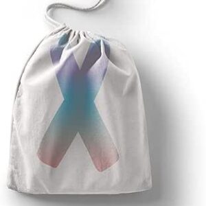 بوناميزون شنطة منتجات قطنية مطبوعة مع رباط، شنطة بقالة قابلة لاعادة الاستخدام، اكياس صديقة للبيئة وقابلة للتحلل البيولوجي، شنطة سفر، شنط تسوق، صديقة للبيئة، قابلة للطي، المقاس: 20×30 سم، قماش