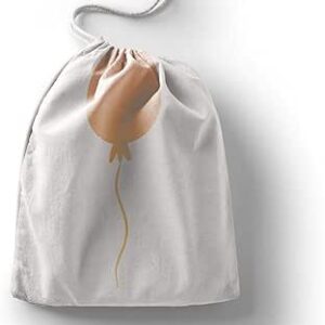 بوناميزون شنطة منتجات قطنية مطبوعة مع رباط، شنطة بقالة قابلة لاعادة الاستخدام، اكياس صديقة للبيئة وقابلة للتحلل البيولوجي، شنطة سفر، شنط تسوق، صديقة للبيئة، قابلة للطي، المقاس: 12×15 سم، قماش