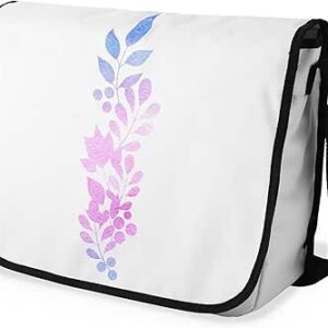 شنطة ماسنجر مدرسية مطبوعة رقمية بحزام اسود للبنات والاولاد من لو جاردين دو لين، شنطة ماسنجر للطلاب، شنط كتف مقاس 29 × 36 سم