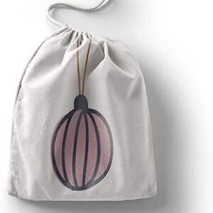 بوناميزون شنطة منتجات قطنية مطبوعة مع رباط، شنطة بقالة قابلة لاعادة الاستخدام، اكياس صديقة للبيئة وقابلة للتحلل البيولوجي، شنطة سفر، شنط تسوق، صديقة للبيئة، قابلة للطي، المقاس: 12×15 سم