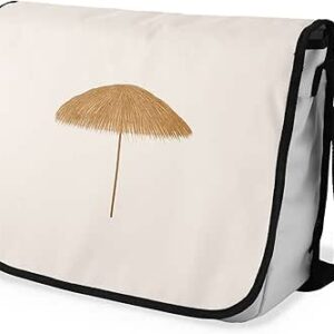 بوناميزون شنطة ماسنجر مدرسية مطبوعة رقميا مع حزام اسود للطلاب، شنطة كروس وشنطة ساعي، شنطة كتف للمدرسة، العودة الى المدرسة، المقاس: 29 × 36 سم