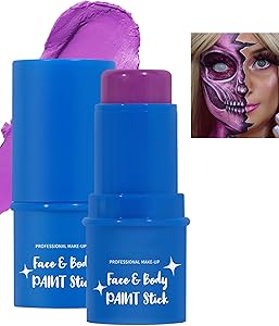 قلم رسم الجسم الكريمي قابل للمزج، طلاء وجه زيتي غير سام، اقلام مكياج طويلة الامد للوجه والجسم والمؤثرات الخاصة والازياء التنكرية والهالوين وفن الجسم والحفلات والمكياج 07