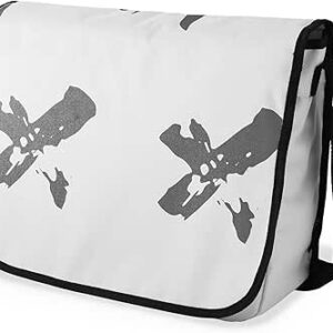 شنطة ماسنجر مدرسية مطبوعة رقمية بحزام اسود للبنات والاولاد من لو جاردين دو لين، شنطة ماسنجر للطلاب، شنط كتف مقاس 29 × 36 سم