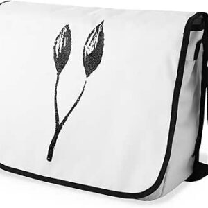 شنطة ماسنجر مدرسية مطبوعة رقمية بحزام اسود للبنات والاولاد من لو جاردين دو لين، شنطة ماسنجر للطلاب، شنط كتف مقاس 29 × 36 سم