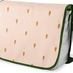 بوناميزون شنطة ماسنجر مدرسية مطبوعة رقميا مع حزام كاكي للطلاب، شنطة كروس وشنطة ساعي، شنطة كتف للمدرسة، العودة الى المدرسة، المقاس: 29 × 36 سم