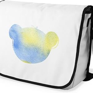 بوناميزون شنطة ماسنجر مدرسية مطبوعة رقميا مع حزام اسود للطلاب، شنطة كروس وشنطة ساعي، شنطة كتف للمدرسة، العودة الى المدرسة، المقاس: 29 × 36 سم