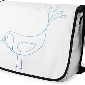 شنطة ماسنجر مدرسية مطبوعة رقمية بحزام اسود للبنات والاولاد من لو جاردين دو لين، شنطة ماسنجر للطلاب، شنط كتف مقاس 29 × 36 سم