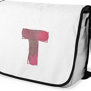 بوناميزون شنطة ماسنجر مدرسية مطبوعة رقميا مع حزام اسود للطلاب، شنطة كروس وشنطة ساعي، شنطة كتف للمدرسة، العودة الى المدرسة، المقاس: 29 × 36 سم