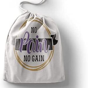 بوناميزون شنطة منتجات قطنية مطبوعة مع رباط، شنطة بقالة قابلة لاعادة الاستخدام، اكياس صديقة للبيئة وقابلة للتحلل البيولوجي، شنطة سفر، شنط تسوق، صديقة للبيئة، قابلة للطي، المقاس: 12×15 سم