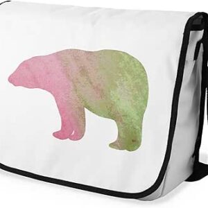 شنطة ماسنجر مدرسية مطبوعة رقمية بحزام اسود للبنات والاولاد من لو جاردين دو لين، شنطة ماسنجر للطلاب، شنط كتف مقاس 29 × 36 سم