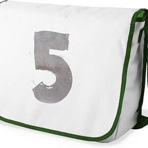 بوناميزون شنطة ماسنجر مدرسية مطبوعة رقميا مع حزام كاكي للطلاب، شنطة كروس وشنطة ساعي، شنطة كتف للمدرسة، العودة الى المدرسة، المقاس: 29 × 36 سم، ألوان متعددة