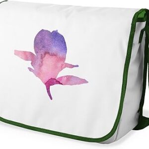 بوناميزون شنطة ماسنجر مدرسية مطبوعة رقميا مع حزام كاكي للطلاب، شنطة كروس وشنطة ساعي، شنطة كتف للمدرسة، العودة الى المدرسة، المقاس: 29 × 36 سم، ألوان متعددة