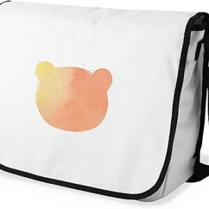 بوناميزون شنطة ماسنجر مدرسية مطبوعة رقميا مع حزام اسود للطلاب، شنطة كروس وشنطة ساعي، شنطة كتف للمدرسة، العودة الى المدرسة، المقاس: 29 × 36 سم