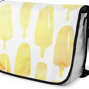 شنطة ماسنجر مدرسية مطبوعة رقمية بحزام اسود للبنات والاولاد من لو جاردين دو لين، شنطة ماسنجر للطلاب، شنط كتف مقاس 29 × 36 سم