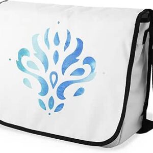 شنطة ماسنجر مدرسية مطبوعة رقمية بحزام اسود للبنات والاولاد من لو جاردين دو لين، شنطة ماسنجر للطلاب، شنط كتف مقاس 29 × 36 سم