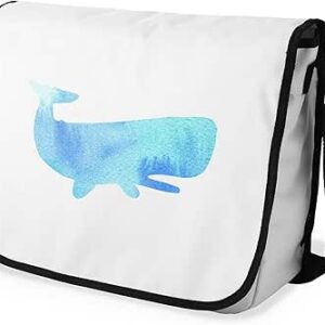 بوناميزون شنطة ماسنجر مدرسية مطبوعة رقميا مع حزام اسود للطلاب، شنطة كروس وشنطة ساعي، شنطة كتف للمدرسة، العودة الى المدرسة، المقاس: 29 × 36 سم