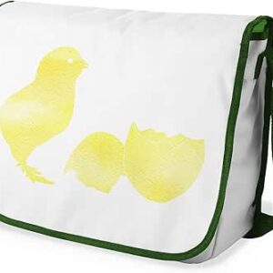 شنطة ماسنجر مدرسية مطبوعة رقميا مع احزمة كاكي للبنات والاولاد من لو جاردين دو لين، شنطة ماسنجر للطلاب، شنط كتف مقاس 29 × 36 سم