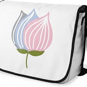 شنطة ماسنجر مدرسية مطبوعة رقمية بحزام اسود للبنات والاولاد من لو جاردين دو لين، شنطة ماسنجر للطلاب، شنط كتف مقاس 29 × 36 سم